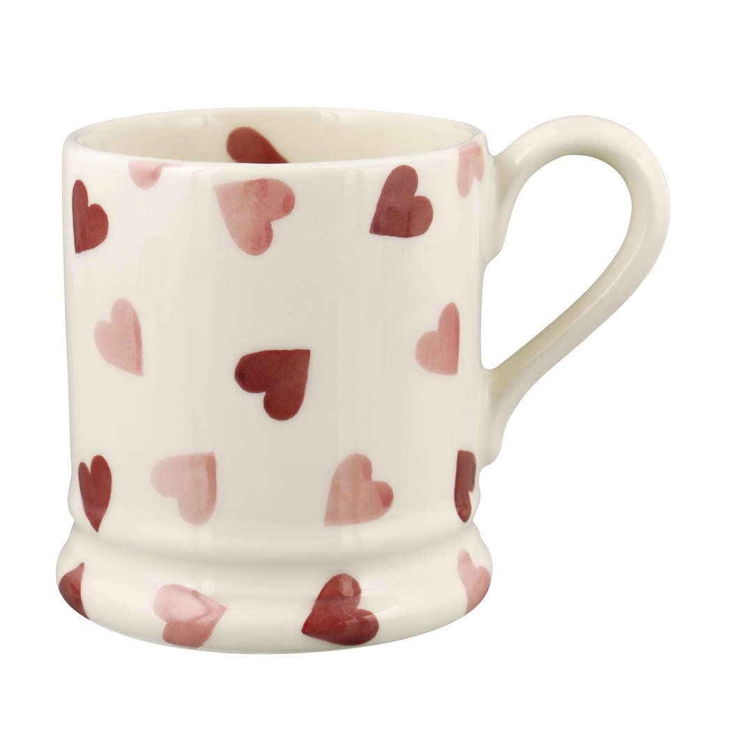 Amazon.com: Emma Bridgewater Pink Hearts 1/2 Pint Mug : Home & Kitchen